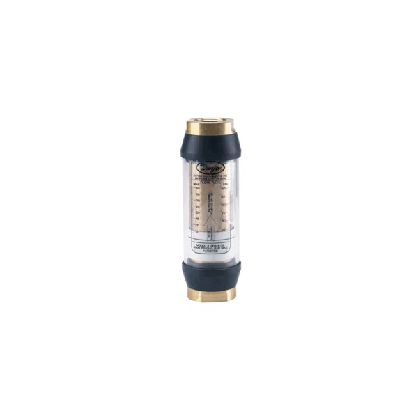 Dwyer Instruments In-line flow monitor, 1/2" female NPT, 1-10 GPM (3.8-38 LPM) water. HFH-2-10 - main